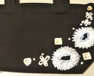 お好きな物に刺繍します 名前、ワンポイントアップリケ、リボン素材で刺すリボン刺繍など イメージ4