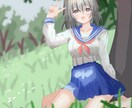 イラスト作成、アイコン、立ち絵、一枚絵を描きます 女の子キャラを描きます。バストアップから全身まで イメージ3