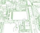 まちの絵、図面を線画にします あなたの街の絵、図面を手書きトレースします イメージ1