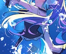 色鮮やかで可愛い一枚絵を描きます 配信サムネ追加料金なし◎配信用から個人鑑賞用まで幅広く対応！ イメージ6