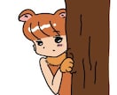 商用可！かわいい女の子イラスト描きます レトロでポップなかわいい女の子アイコン、イラストを描きます。 イメージ5