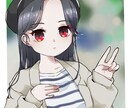 SNS用にオリジナルイラスト描きます キャラクターの顔をメインにしたイラストです イメージ1