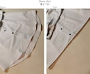 Yシャツ・Tシャツの着丈・袖丈調整いたします サイズが合わず困っていませんか?少しの調整で着やすくなります イメージ5