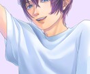 透明感のあるイラスト作成します バストアップの人物でオリジナル性のあるにイラスト！ イメージ2