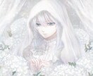 厚塗りで耽美なイラストを制作いたします アイコン、ヘッダー、MV用、鑑賞用等、華やかさを提供します イメージ4