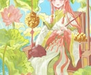 キャラを彩る背景付きイラスト描きます リッチで温かみのある厚塗りイラストはいかがでしょうか？ イメージ4