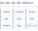 青色申告の帳簿9点セットをExcelでお渡しします 印刷して綴じられる／空と記入例つきの2本立て イメージ6