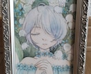 ハガキ大からA4サイズまでイラスト描きます 鮮やかな透明水彩絵の具で世界で一枚のアート作品を イメージ6