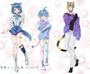 現役ライバーが立ち絵描きます IRIAMで使える立ち絵や可愛いSDキャラを制作します♪ イメージ1