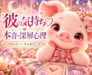 彼の気持ち♡恋バナしながら占います 恋愛／片思い／復縁／結婚／浮気…彼の本音・二人の未来を鑑定 イメージ1