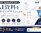 生成AIで作成した資料を見やすくデザインします AIが作った資料を伝わるプレゼン資料へブラッシュアップします イメージ1