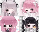 ミニキャラ（SD•デフォルメ）イラストを描きます きらきら可愛いミニキャライラスト♡グッズやスタンプに◎ イメージ4