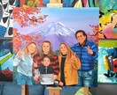 キャンバスにリアルな肖像画を描きます アクリル絵の具で描いています　個人の絵、カップル、家族 イメージ10