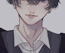 活動者、企業様向け！キャライラスト描きます かっこかわいい男女を描きます！装画、配信画面、歌みたなど イメージ2