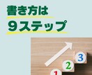 ９ステップでネガティブ改善をサポートします 自信がない、不安になりやすい考え方を修正するワークシート。 イメージ4