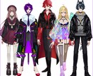 初心者向け！1からVtuberモデル作成します キャラデザ～モデリングまで一括対応可能!! イメージ2