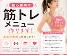 あなたにピッタリのメニューを考えます 夏までに、変わる。  1人1人に合った筋トレプラン！ イメージ1
