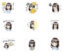 フワフワ和やかな絵柄でLINEスタンプ作ります ゆるふわオリジナル似顔絵LINEスタンプ★ イメージ7
