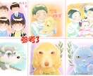 似顔絵（ペットも可）描きます アイコン・名刺・動画用アニメーションなど、似顔絵お届けします イメージ3