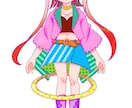 IRIAM配信用の立ち絵を作成します 配信アプリIRIAMで使用出来る1枚立ち絵イラストの出品 イメージ3