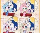 十五夜にピッタリのSD、ミニキャライラスト描きます 商用利用込み、最短当日にお渡し可能な十五夜イラストです イメージ4