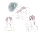 ふんわり水彩タッチ✴︎キレイめ女性イラスト描きます 商用◎ 各種SNS・美容・ファッションのサイトにも！ イメージ4