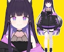 LIVE2D用のパーツ分けイラストを作成致します 魅力的なキャラになりたい方必見！デザインから制作も可能です！ イメージ4