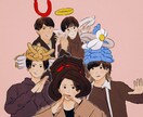 SNSアイコンに使えるイラスト描きます アイコンやイラストが必要な方へ！似顔絵も◎ イメージ9