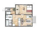 不動産広告掲載用アパート間取り図データ作成します 建築CADで作成。きれいに仕上がります。 イメージ3