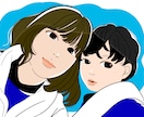 似顔絵かきます 記念日に最適♪素敵な思い出をイラストで残しませんか？ イメージ1