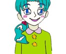 柔らかな絵のSNSで使いやすいアイコンを描きます やわらかでほんわかタッチでSNSのアイコンを♪ イメージ4