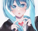 かわいい雰囲気のアイコン/イラストお描きします SNSアイコン、歌ってみた動画、キャス画などにどうぞ＊ イメージ1