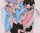 可愛いデフォルメ系のイラストを描きます SNSのアイコンや動画のサムネイルなどに✨ イメージ2