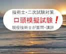 現役技術士（電気電子｜総監）が口頭試験を模擬します 口頭試験を高得点で一発合格した経験に基づき質問・講評します！ イメージ1