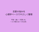 不安や迷いを、そっと言葉にします 一人で抱え込まなくて大丈夫です イメージ1
