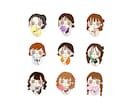 SNS用似顔絵イラストアイコンお描きします 自分だけの可愛い似顔絵イラストをアイコンにしませんか? イメージ3