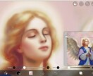 あなたのために天使を描きキャンバスパネルにします 世界にひとつのオーダーメイド・エンジェルアート イメージ2
