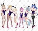 あなただけのキャラクターの立ち絵描きます 世界観にあったキャラクターの立ち絵を描きます！ イメージ5