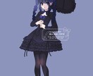 キャラクターイラスト描きます 立ち絵や1枚絵など用途に合わせたイラストを描きます イメージ1