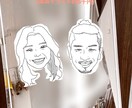 2人だけのオリジナル❤︎アクリル結婚証明書作ります 【お二人の似顔絵】や【ペット】のイラスト付きアクリル証明書 イメージ7