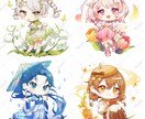 かわいいオリジナルミニキャライラストを制作します アイコンやグッズなど様々な用途でご使用いただけます イメージ5