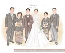 おしゃれな結婚式に♡かわいく似てる似顔絵描きます シンプルでも目を引くウェルカムボード/結婚祝い/両親贈呈品 イメージ2