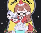 ポップな可愛らしいデザインをご提供します 世界に一つだけのあなたらしさをイラストにしませんか? イメージ2