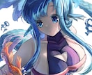 修正何度でも　厚塗り調でイラスト作成します 人間キャラ・モンスター娘系・人外系・獣人系ご希望に沿います イメージ9