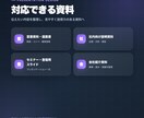 営業・提案に使える資料を作成しますます 構成から対応し伝わる資料に仕上げます イメージ2
