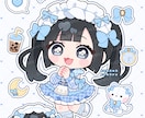 もちもち！シール風／ちびキャラ／SDを描きます 動画や配信、グッズ映え◎シール紙やネップリにもおすすめ！ イメージ6