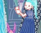カラフルなゆるい絵本調の絵を描きます ゆるさの中に一粒のスパイスを利かせた絵はいかがですか イメージ2