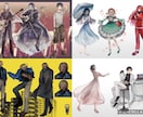 立ち絵描きます 綺麗な厚塗りで雰囲気のある立ち絵に、瞬きアニメ、Live2d イメージ3