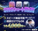 動画編集やります｜SNSショート動画を編集します 【ショート動画】楽しさを伝えられるような動画を制作します！ イメージ1