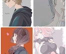 色塗り致します 線画又はラフ画から完成まで塗ります。 イメージ2